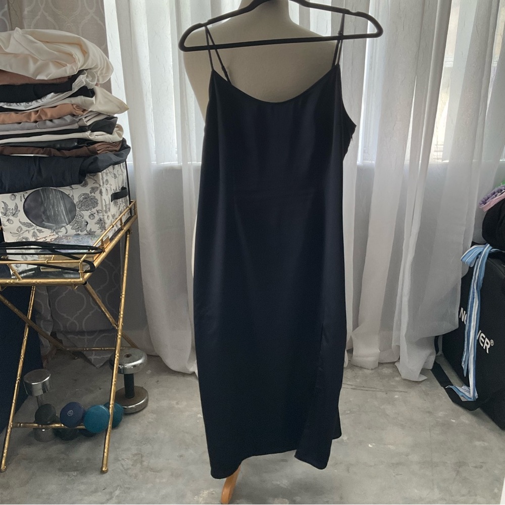 Abercrombie Side Slit Midi Dress